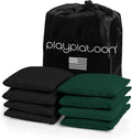 Play Platoon Cornhole Bags - Weather Resistant Set of 8 | Official Regulation Size & Weight, Includes Tote Bag