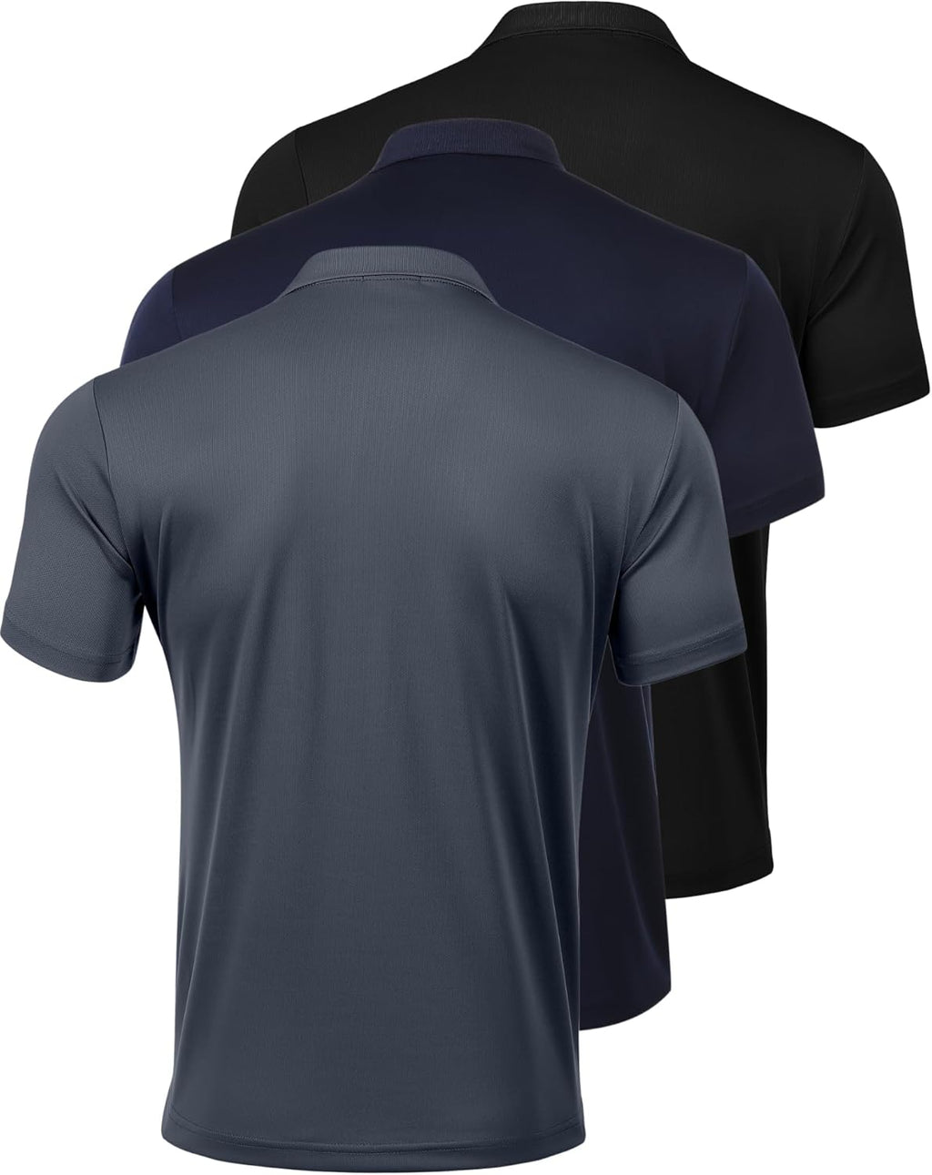 PINSPARK Golf Polo Shirt - Quick Dry Short Sleeve Slim Fit Casual Summer Wear for Men