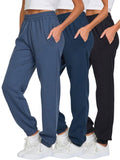 Ultra Performance Womens Sweatpants 3 Pack Cotton Joggers Women's Fleece Sweats Gym & Workout Pants for Women