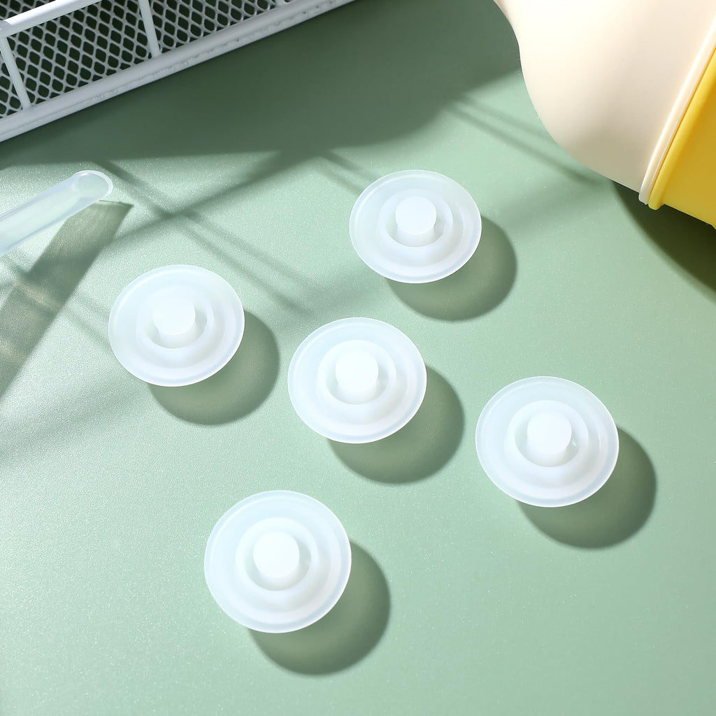 VILLCASE 5pcs Silicone Spill Proof Stoppers for Belly Bottle Accessories Leak Proof Water Cup Caps Stopper Seal Replacement for Sports Water Bottles