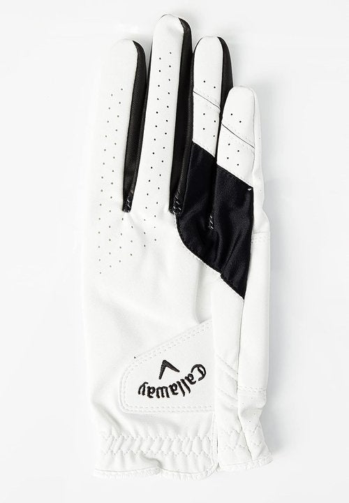Callaway Golf Weather Spann Glove - Premium Grip & Comfort | Men's Size Large, White