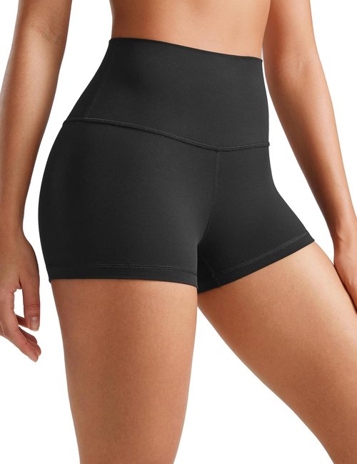CRZ YOGA Butterluxe Biker Shorts - High Waisted Spandex for Women's Yoga & Running | 2.5" Length