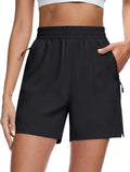 MAGCOMSEN Women's Hiking Cargo Shorts - UPF 50+ Quick-Dry Lightweight Athletic Summer Shorts with Pockets