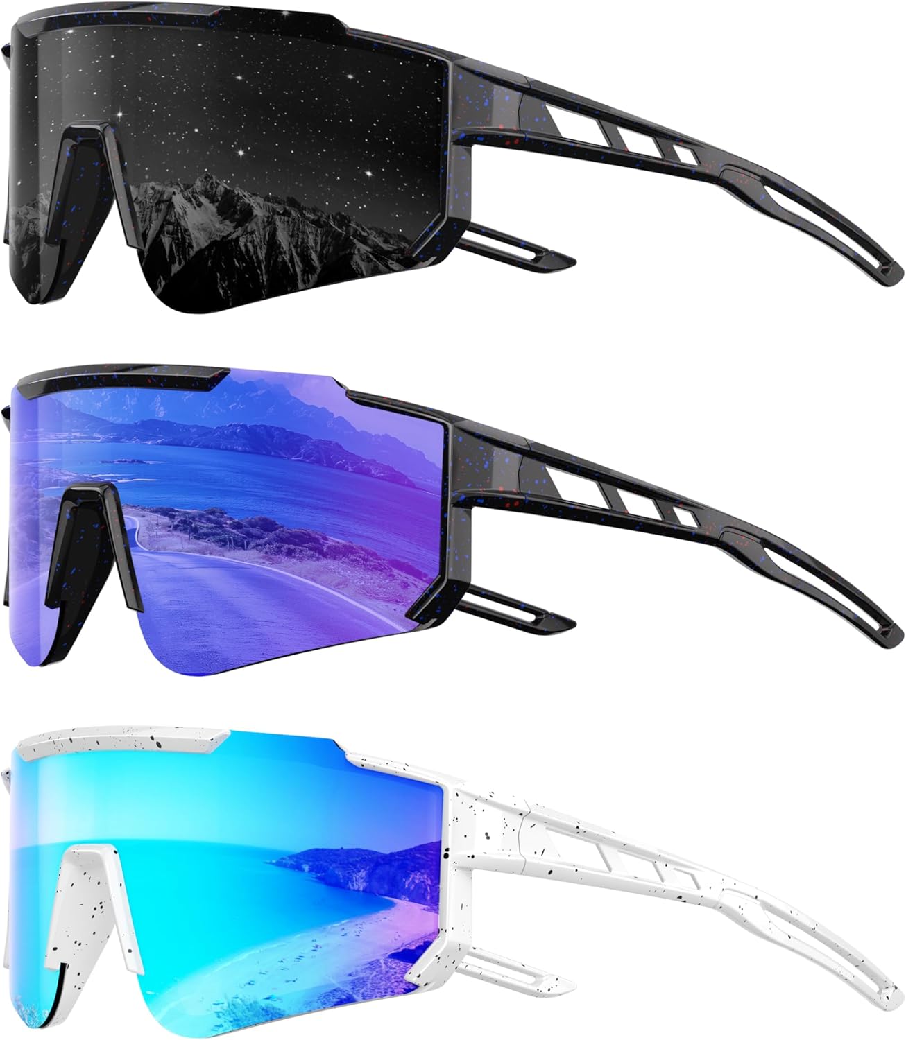 Skiennix Kids Polarized Baseball Sunglasses - UV Protection Sports Eyewear for Ages 3-12