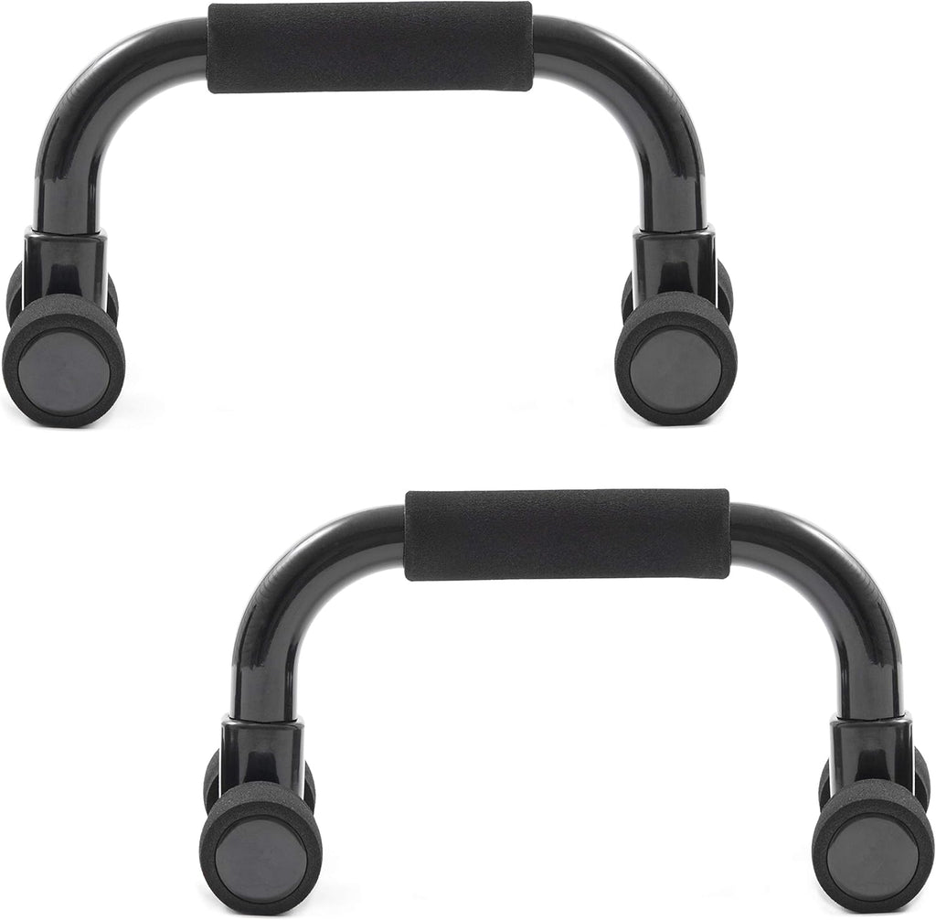 ProsourceFit Push-Up Bars - Lightweight Foam Grip Handles | Slip-Resistant Base | Set of 2