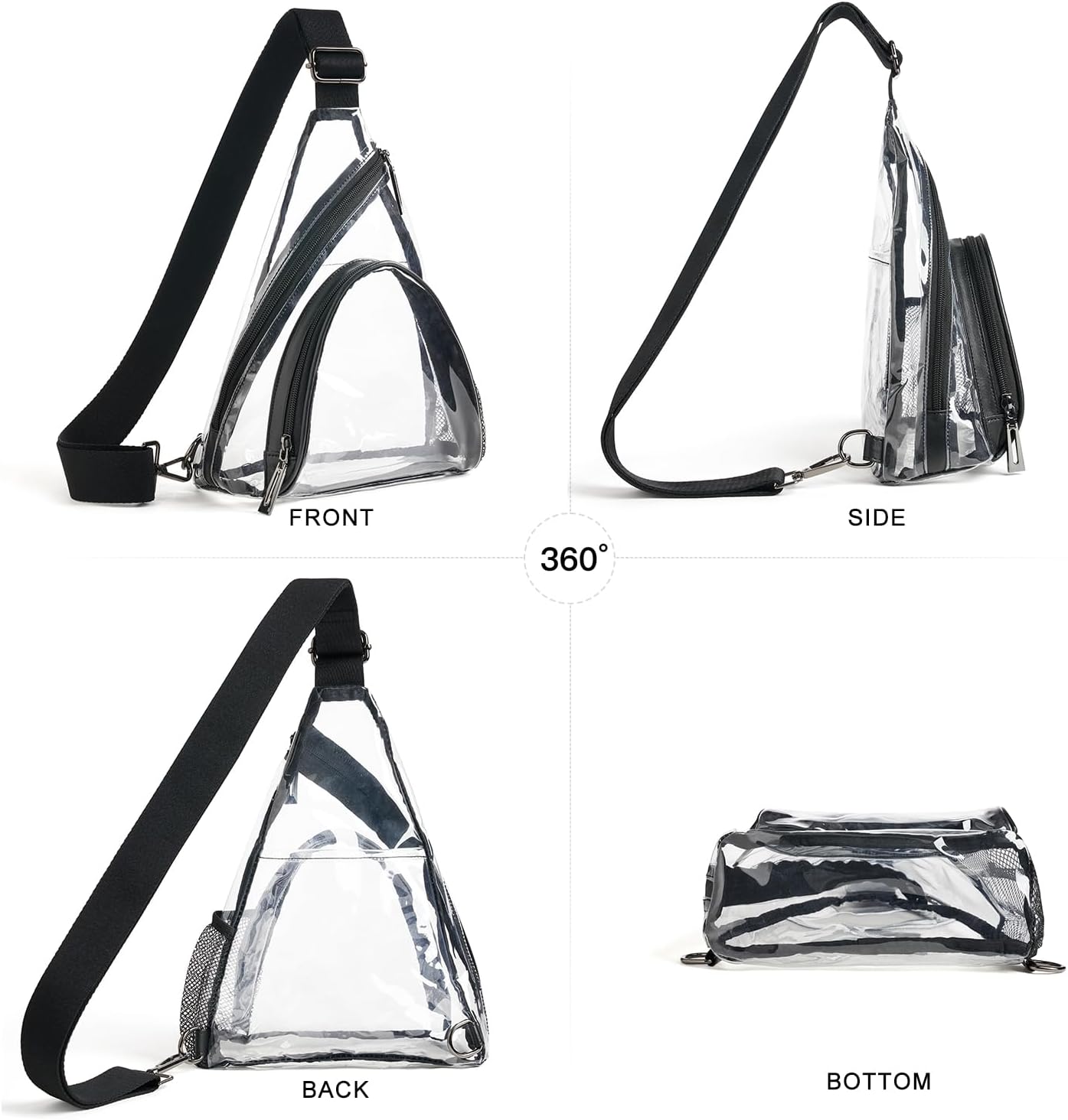 Skiennix 7L Sling Bag - Versatile Crossbody Backpack for Travel | Stylish PU Leather Design