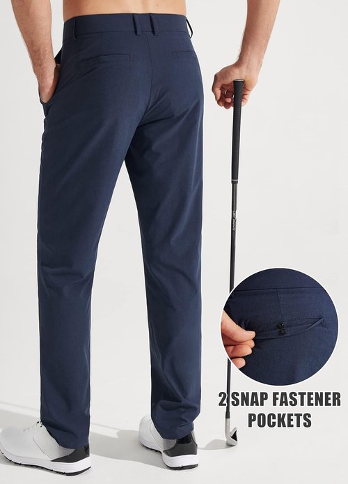 Libin Men's Golf Pants - Stretch Quick-Dry Casual Trousers with Pockets | Lightweight Comfort in 30"/32"/34" Sizes