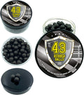 Skiennix .43 Caliber Hard Rubber Paintballs - 100 Reusable Projectiles for Home Defense & Training