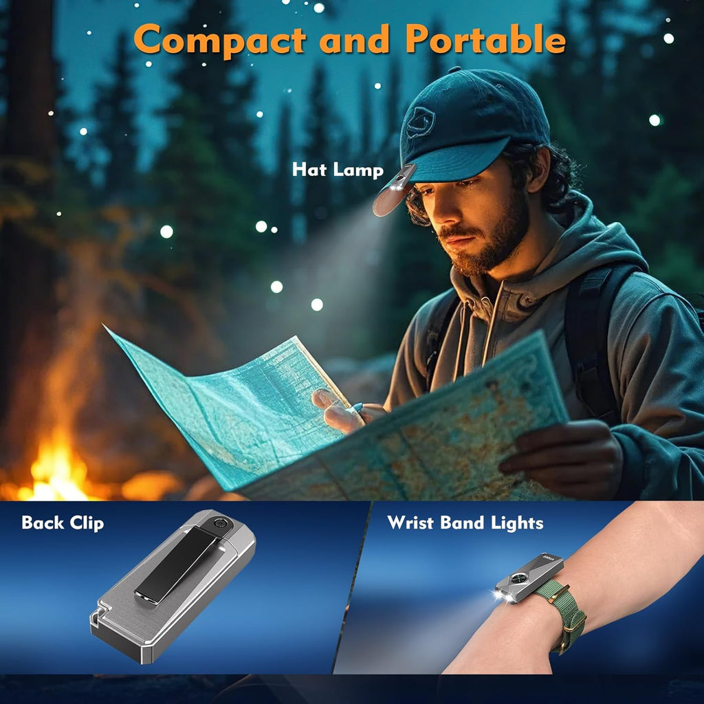 VTIGER K1 Keychain Flashlight - 800 Lumens USB Rechargeable Mini EDC Light | Compact & Portable Design