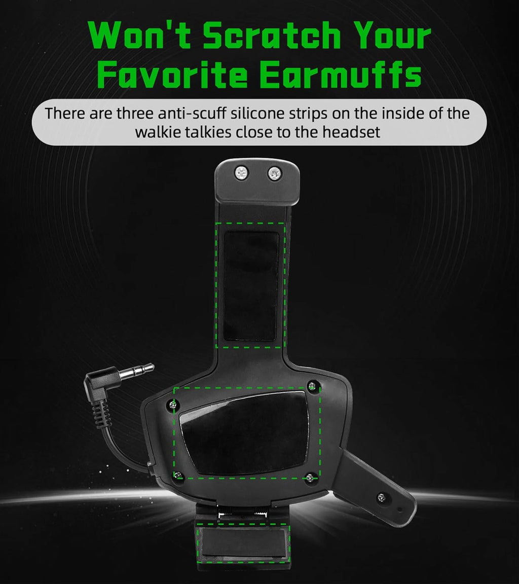 PROHEAR 066 Electronic Ear Protection - Built-In RH08 Walkie Talkie for Clear Communication