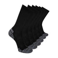 Skechers Men's Cushioned Crew Socks 6-Pack - Black/White, Size 10-13