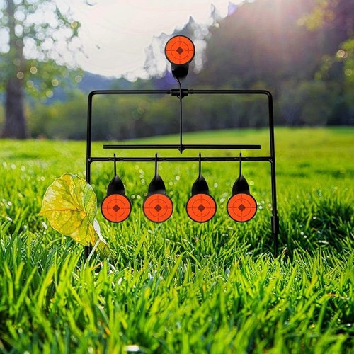 BB Shooting Target - Outdoor Resettable Design for .22 & .177 Caliber Pellet Guns | Heavy-Duty Steel