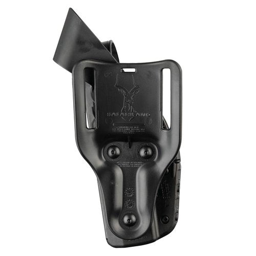 Safariland 7280 7TS SLS Mid-Ride, Level 2 Retention Duty Holster, Beretta 92, Mid-Ride, Plain Black, Right Hand