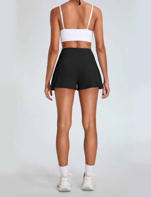 BMJL Women's Athletic Shorts - High Waisted Quick Dry Workout Shorts with Pockets | Sporty Gym Style