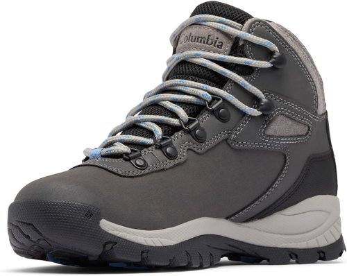 Columbia Women's Newton Ridge Waterproof Hiking Boots - Lightweight & Durable | Quarry/Cool Wave, Size 9.5
