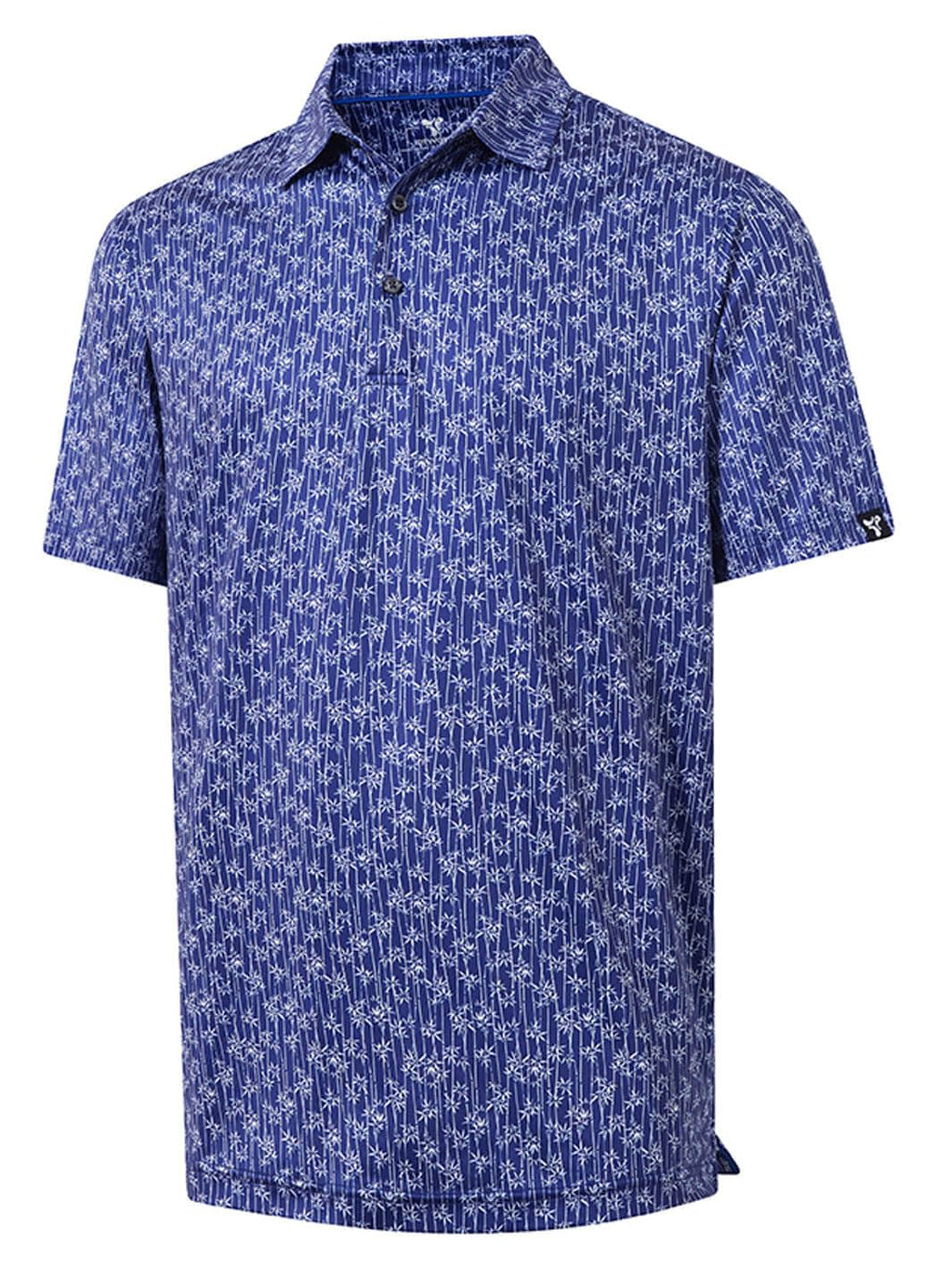 DTWOOO Men' s Golf Shirts Short Sleeve Print Performance Moisture Wicking Dry Fit Golf Polo Shirts for Men