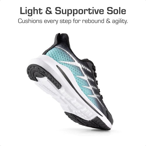 DREAM PAIRS Boys Girls Shoes Kids Tennis Athletic Running Footwear Lace Up Walking DuraPlay Breathable Lightweight Sneakers for Little/Big Kid,Size 4 Big Kid,Black/Light Green,KKUMRS2509