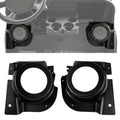 LUXEMOTO Golf Cart Speaker Enclosure Pods for E-Z-GO RXV 2008+, 2PCS Front Under Dash Kick Panel Loudspeaker Mount Brackets Holders for EZGO RXV 2008+ Accessories, Support 6.5" Speakers