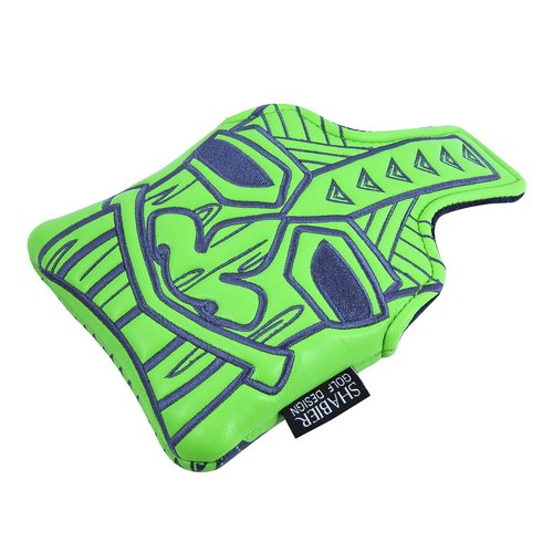 SHABIER Golf Large Mallet Headcover with Aboriginal Design for Golf Putter Club
