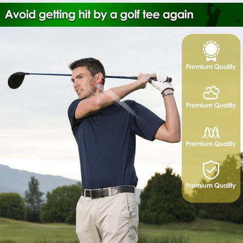 Giltiil Golf Tee Anchor, Tee Retainer - Secure Tee Holder Prevents Loss, Flying Tees, Improves Consistency - Ideal Golf Accessory (1-Black-Classics)
