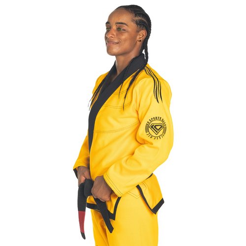 KO Sports Gear – Adult Gi Uniform Set, BJJ Jiu Jitsu Gi, Kimono and Pants, Pre-Shrunk (Yellow, A3)