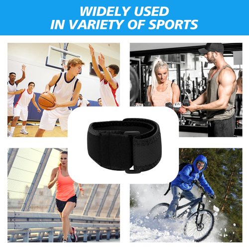 supregear IT Band Strap - Iliotibial Band Compression Wrap, Adjustable Knee Thigh Hip & ITB Support Brace Patellar Tendonitis Stabilizer for Running and Exercise - Men, Women