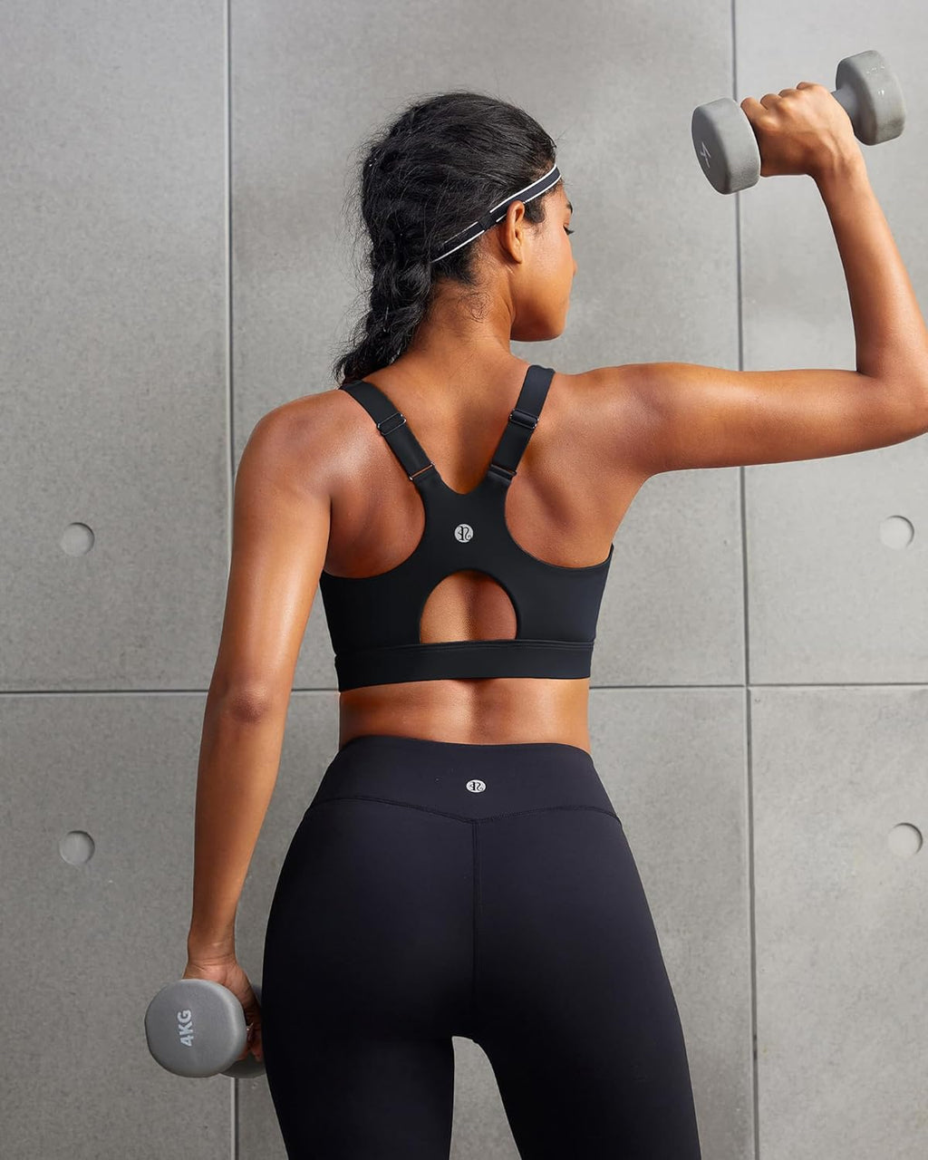 RUNNING GIRL Sports Bra - High Impact Support with Adjustable Straps & Sewn-In Pads | Women's Activewear