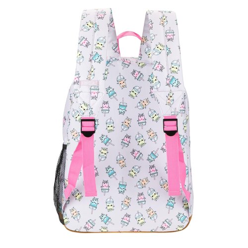 AEROPOSTALE Upgraded Fieldtrip Backpack for Girls - Womens Bag for Everyday Use, Daypack for Travel (Boba Party)