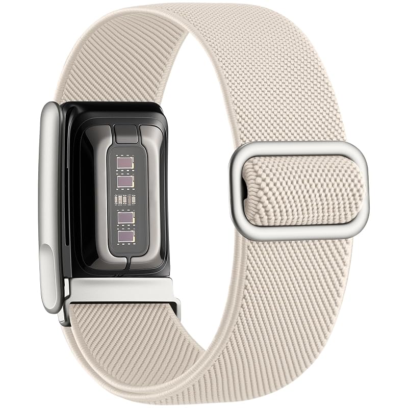 Whoop 5.0 Band Nylon Strap – Starlight Variation, Breathable Adjustable Solo Loop