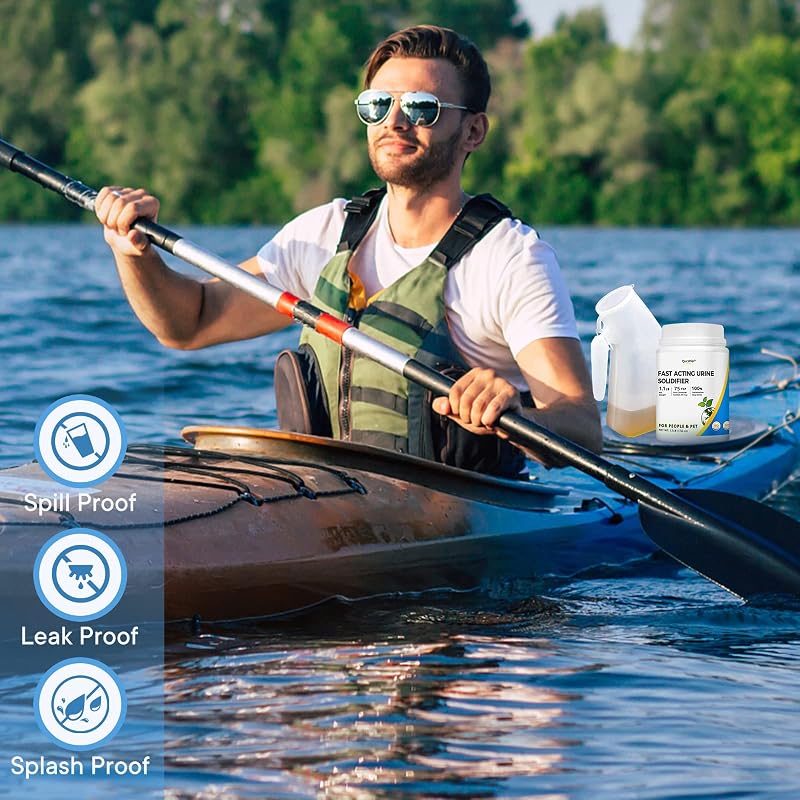 Poo Gel for Camping Toilets 1.1 Pound - Fast-Solidifying Sodium Polyacrylate