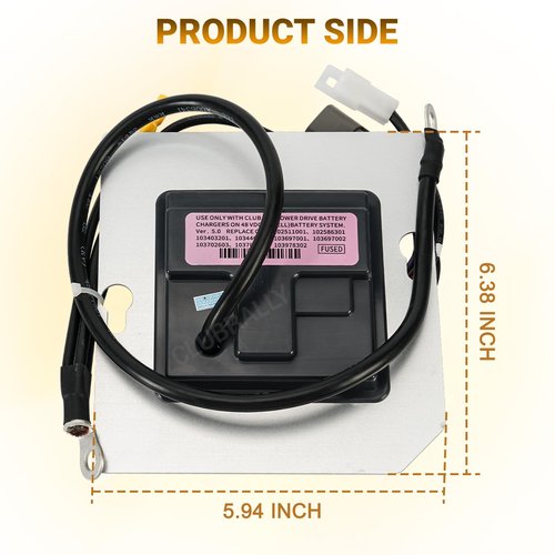 Golf Cart On Board Computer, Club Car OBC Fit for 2004-2015 Club Car Precedent 48V Electric Golf Cart, OEM#102511001, 102586301, 103403201
