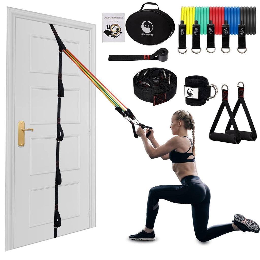 Slim Panda 11-Piece Door Anchor Strap for Resistance Bands