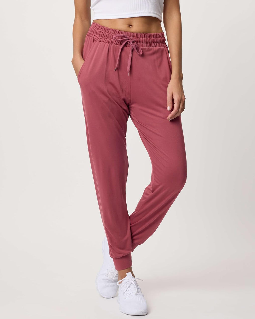 Real Essentials Women's Lounge Joggers - 3 Pack Sweatpants with Pockets for Yoga & Running | Plus Size Available