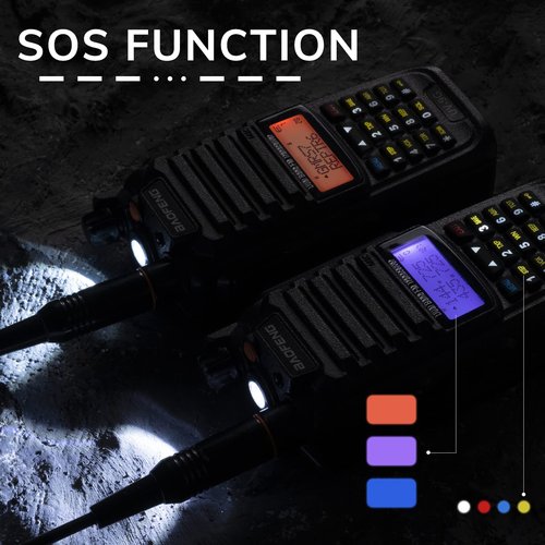 Baofeng UV-9G GMRS Radio (2 Pack), IP67 Waterproof Outdoors Two Way Radios, Long Range Rechargeable with Programming Cable and RA-MD2 Antennas, GMRS Repeater Capable, Support Chirp