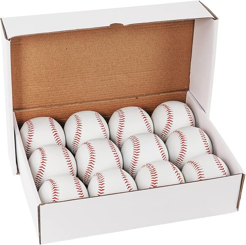 GKK Baseball 12 Pack - 9-Inch Training Balls for Youth & Adult | Safe TeeBall Practice