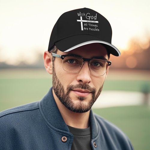 Jesus Hat for Men, Snapback Christian Hats for Women, Outdoor Religious Caps Adjustable Christian Baseball Cap
