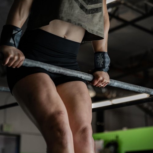 Iron Infidel Wrist Wraps - 18" Heavy Duty Support for Weightlifting & Crossfit | Gym Accessories for Men