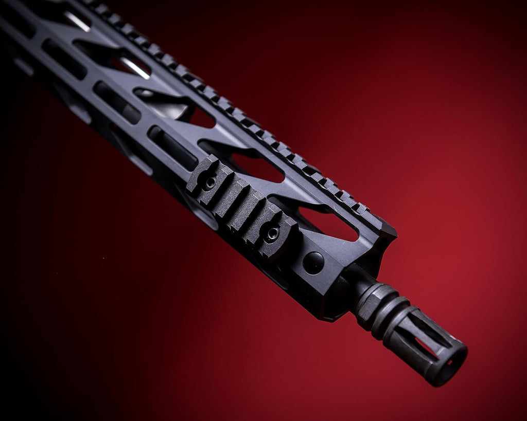 STNGR USA 5-Slot M-LOK Aluminum Picatinny Rail Section - Durable Accessory with T-Nuts & Screws