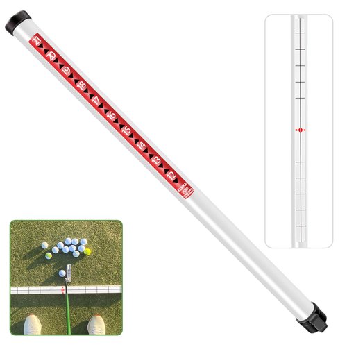 Golf Ball Retriever Professional Picker Golf Ball Shag Tube Plastic Release Retrievers Collector Practice Pick-up Sucker Tool, 35.4 Inch (Black)