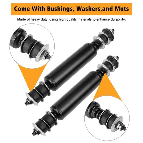 2 Rear Shock Absorbers for Club Car DS Gas Electric Golf Cart 1988-up DS, G&E 2004-Up Precedent 1013164 102588501