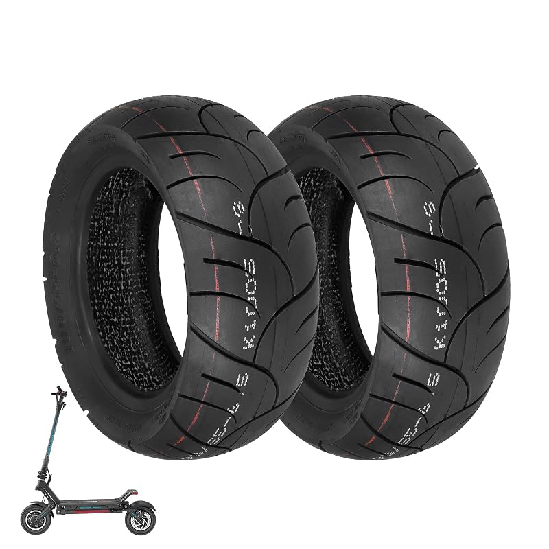 Vacuum Tire 100/55-6.5 for Dualtron Ultra2 THUNDER II E-Scooter – 2 pcs Tubeless Wide, Anti-Slip