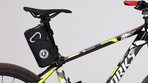 ULAC NEO PORTER COURSIER SPRINT Bicycle Handlebar Bag, Bike Front Feed Bag for Road Bike, Mountain Bike, Cycling Travel (Steel, 1.5L)