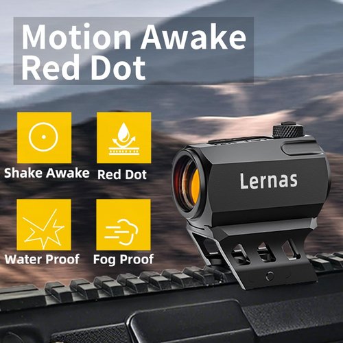 2MOA Red Dot Sight - Motion Awake Technology, 11 Brightness Levels, IPX7 Waterproof, 1000G Shockproof, 20mm Rail Mount