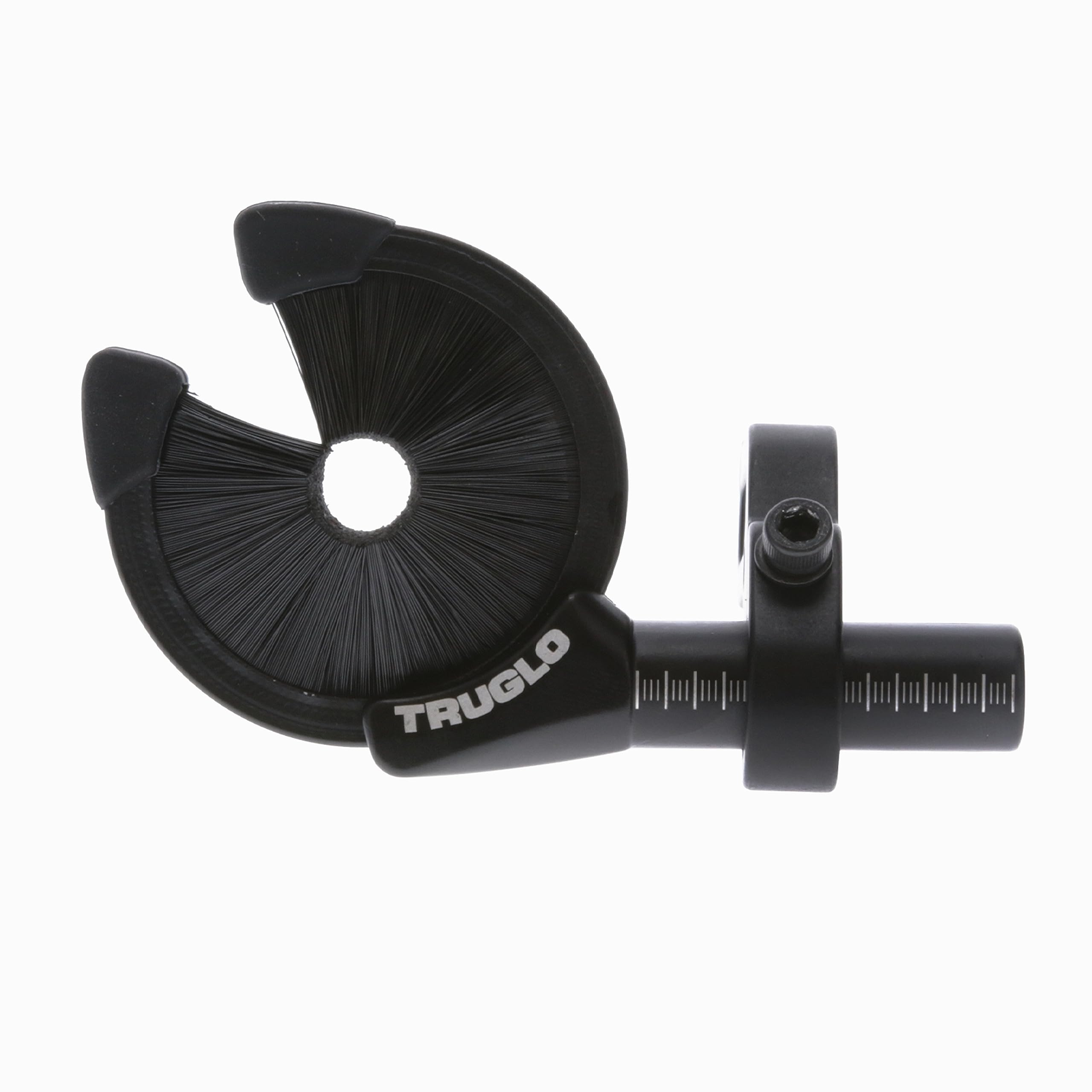 TRUGLO EZ-Rest Capture-Style Contained-Brush Left-Hand Convertible Ultra-Lighweight Quiet Tough All-Weather Black Archery Arrow Rest