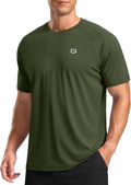 G Gradual Men's Athletic Workout T-Shirts - Moisture-Wicking Cooling Performance Tee for Gym & Tennis