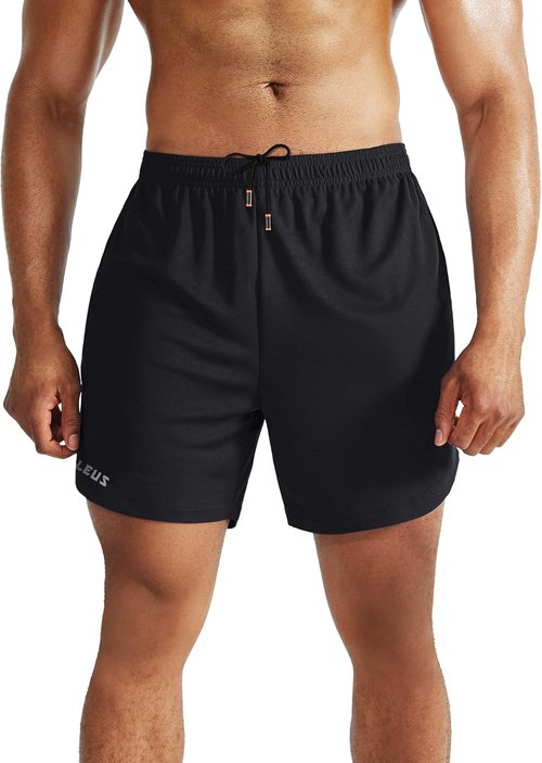 NELEUS Men's 2-in-1 Running Shorts - Dry Fit Workout Shorts with Pockets | Comfortable & Versatile