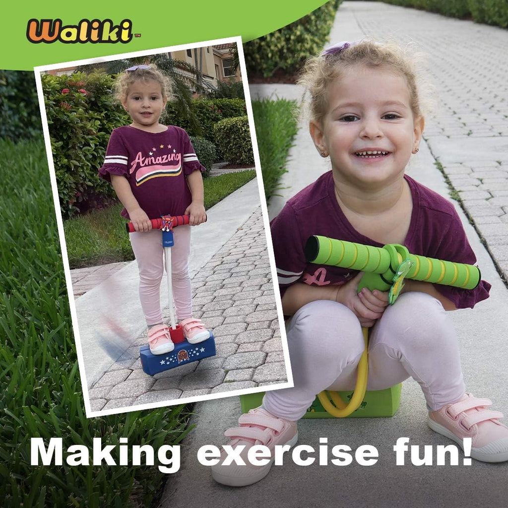 WALIKI Foam Pogo Hopper - Elephant Jumper | Fun & Safe Toy for Kids Age 4+