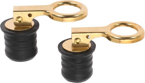 Boat Drain Plug - O-Handle Snap Plug for Easy Installation | Durable Brass & Stainless Steel