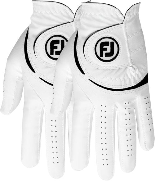FootJoy Men's Golf Gloves - WeatherSof 2-Pack for Ultimate Comfort and Grip
