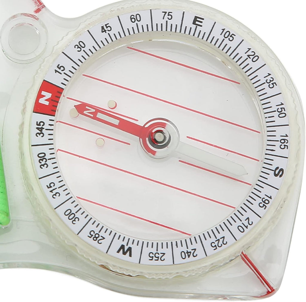Orienteering Compass - Portable ABS Thumb Compass with Luminous Point for Outdoor Navigation